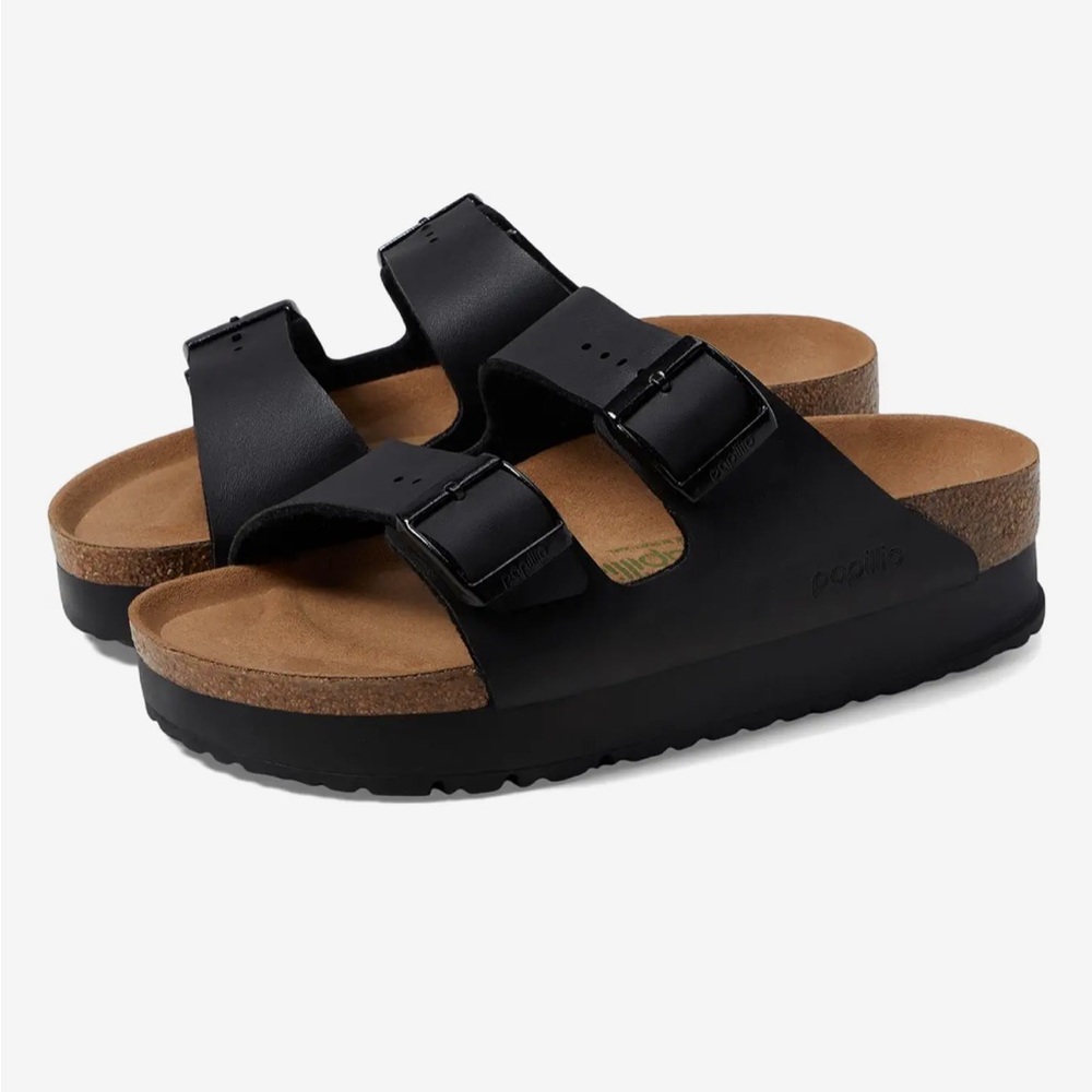 Birkenstock Papillio sandal in black size 38, fits like 7.5